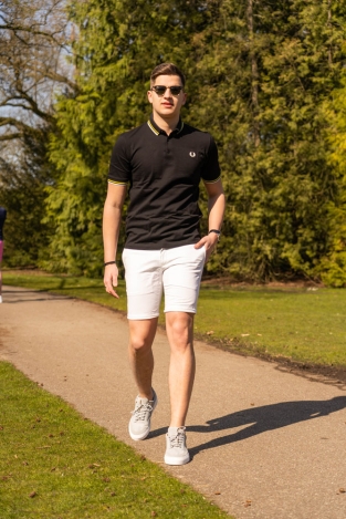 Fred Perry- Voorjaar zwarte look