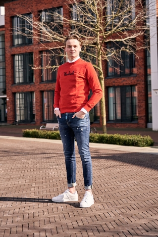 Woolrich - Voorjaar rode look