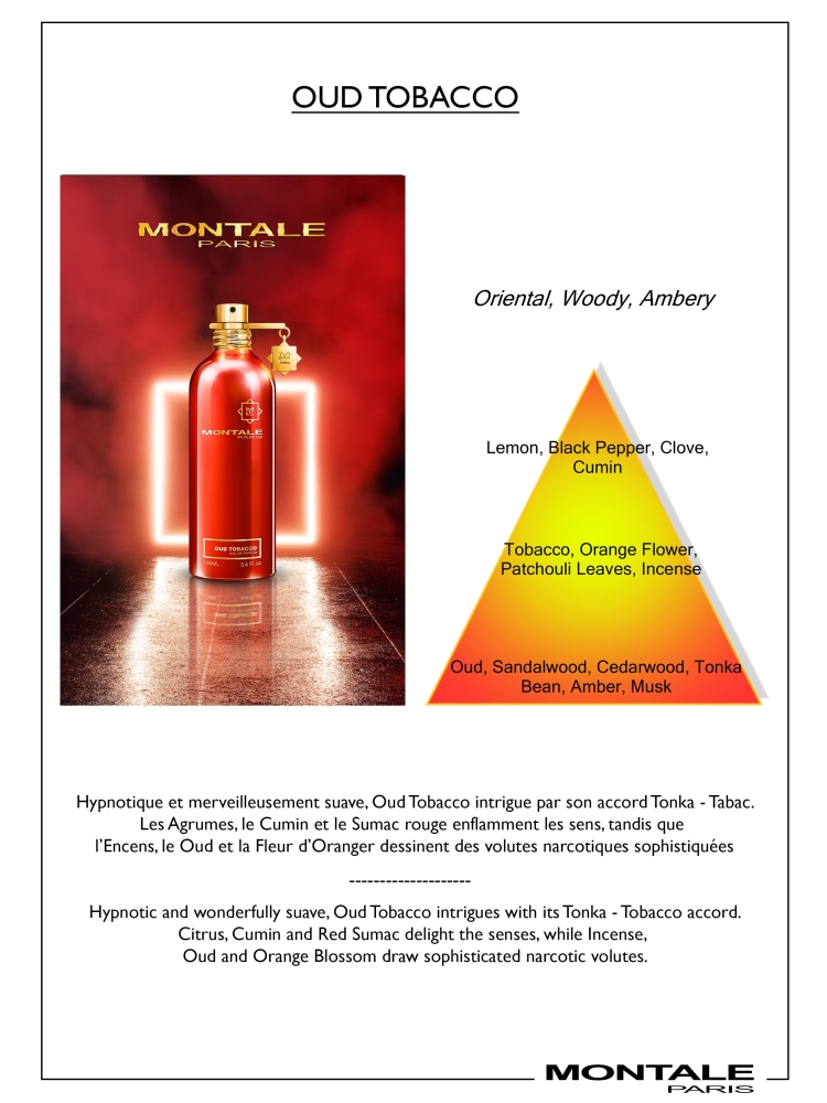 Montale Paris OUD TABACCO 100 ML EDP