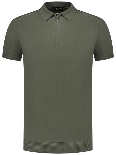 Valentoni Trevi polo zip Army