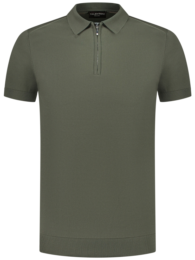 Valentoni Trevi polo zip Army