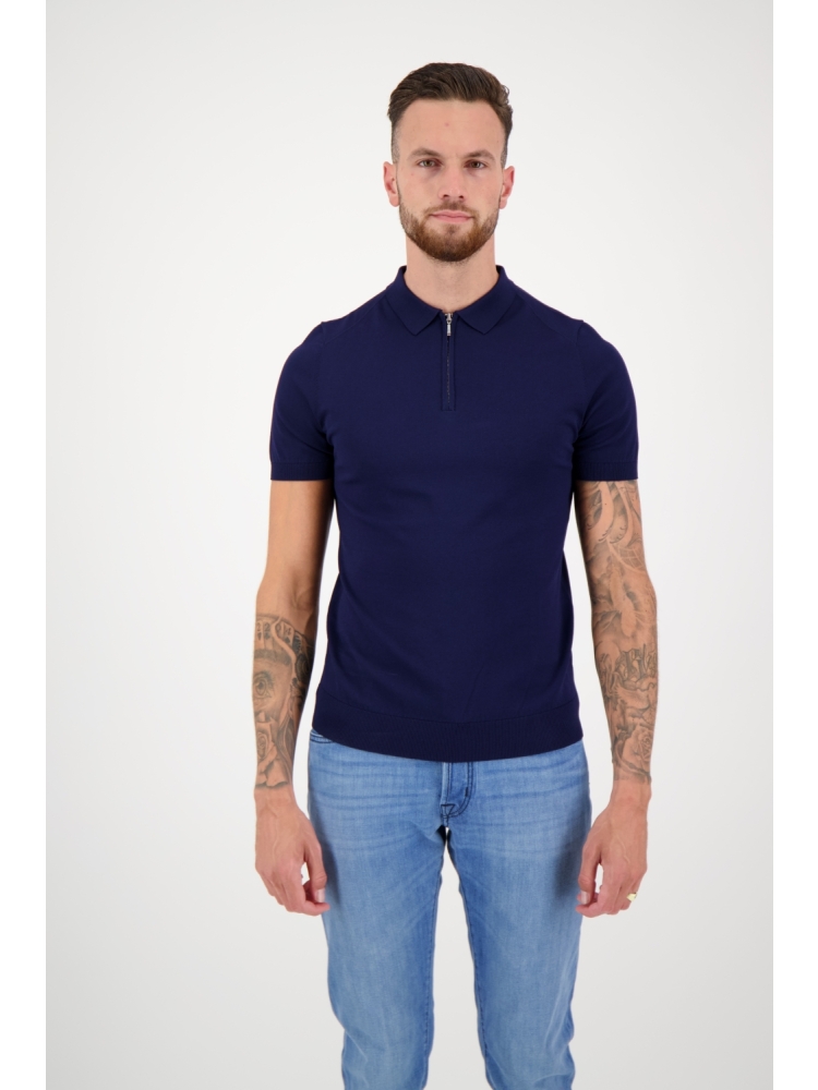 Valentoni Trevi polo zip Navy