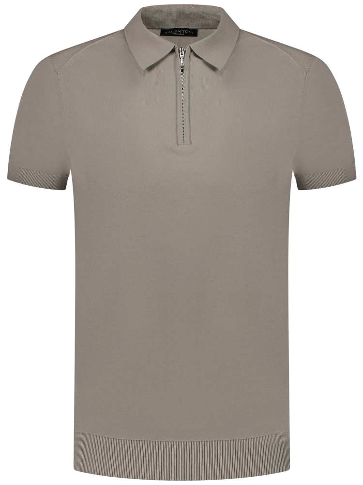 Valentoni Trevi polo zip Stone