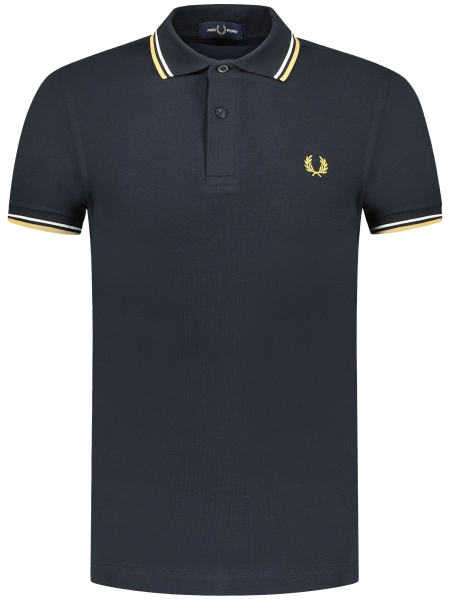 Fred Perry M3600 TWIN TIPPED W53 NAVY/ECRY/HONEYC