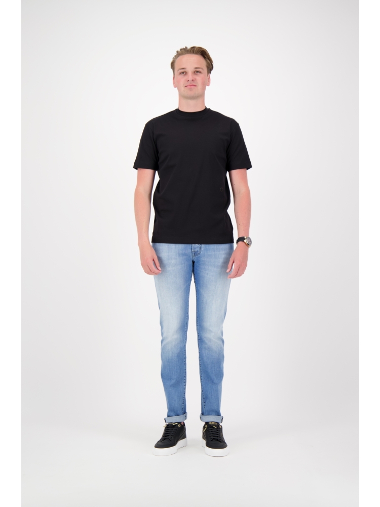 Valenza SUPIMA T-SHIRT 1001 48 BLACK