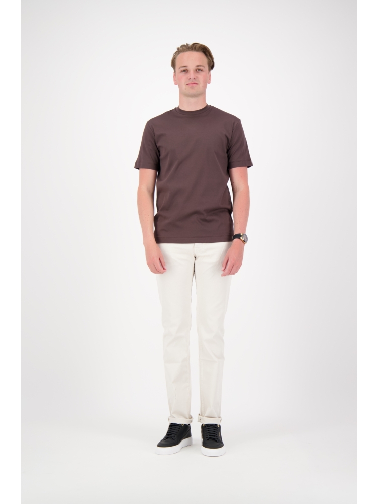 Valenza SUPIMA T-SHIRT 1001 61 EBONY BROWN