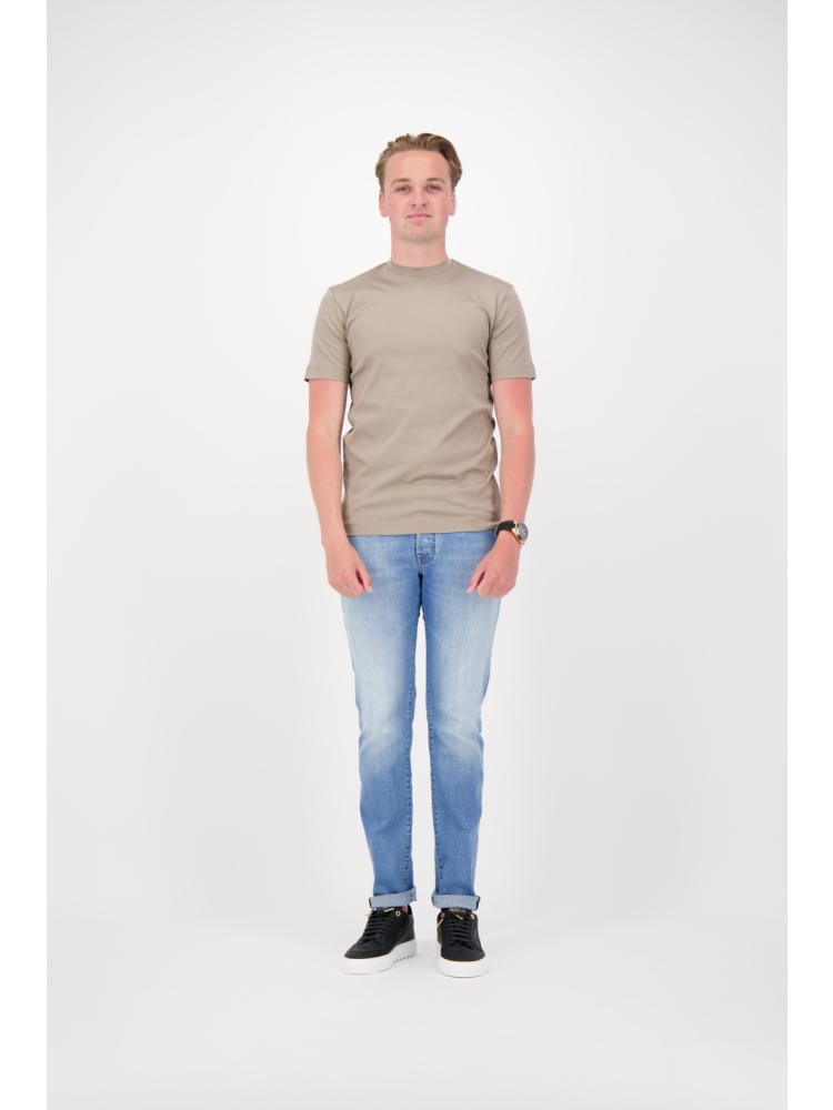 Valenza SUPIMA T-SHIRT 1001 68 LEAD GREY