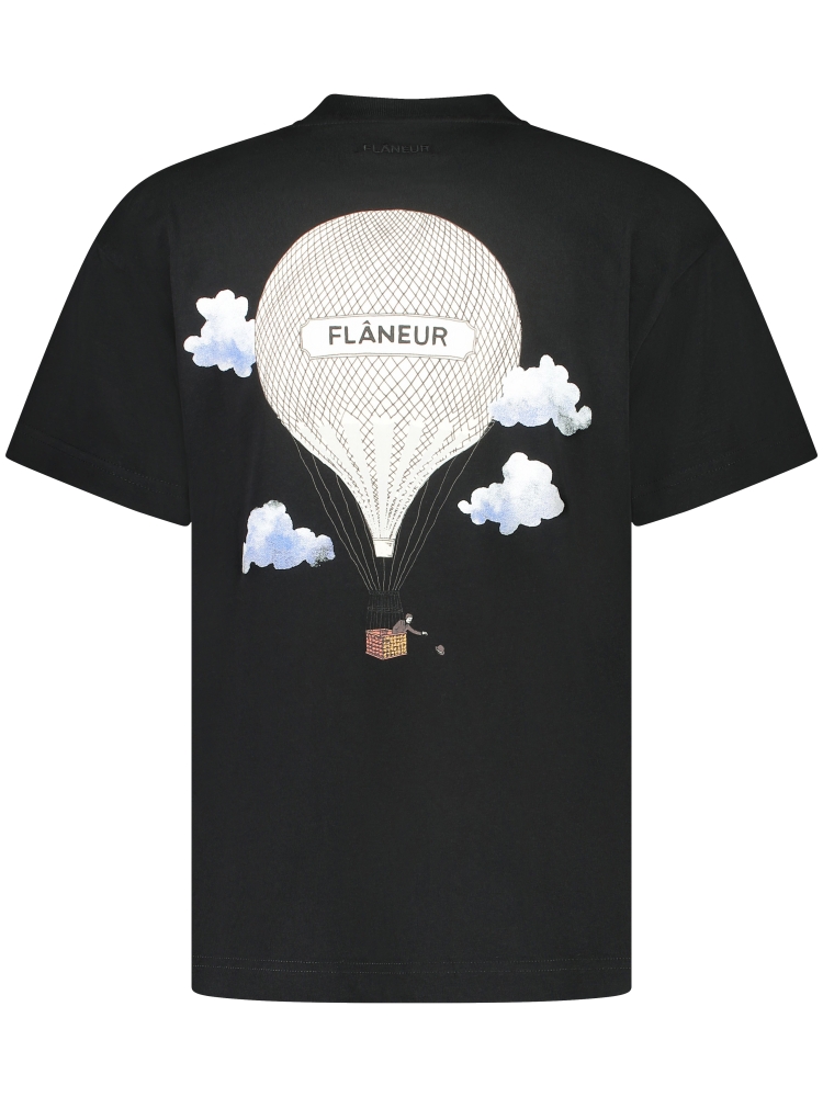 Flaneur F15029 AERONAUTIQUE T-SHIRT BLACK