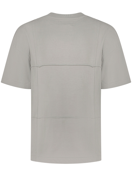 Flaneur F15048 CUT&SEW T-SHIRT CONCRETE GREY