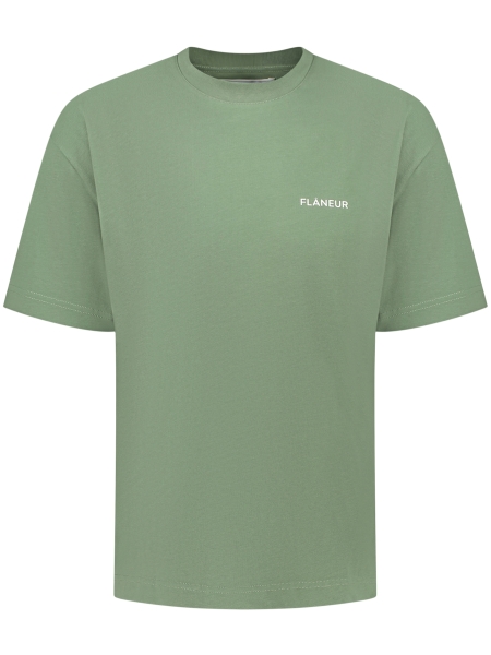 Flaneur F15087 LOGO T-SHIRT KHAKI