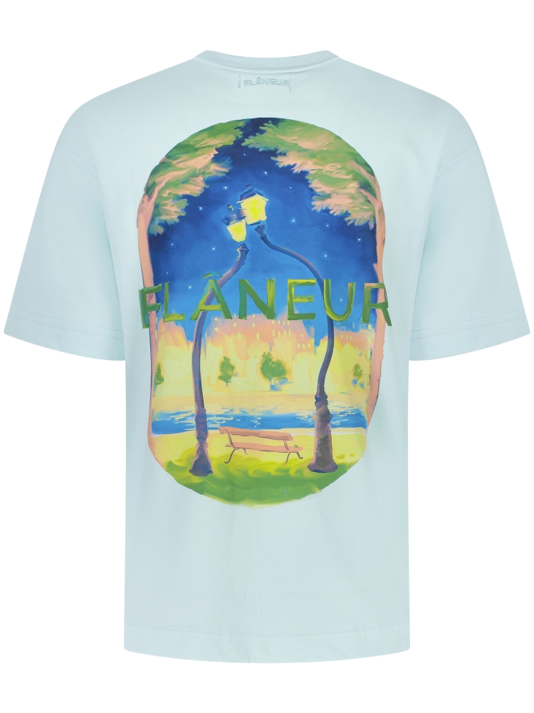 Flaneur F15116 LANTERNS OF LOVE T-SHIRT BLUE