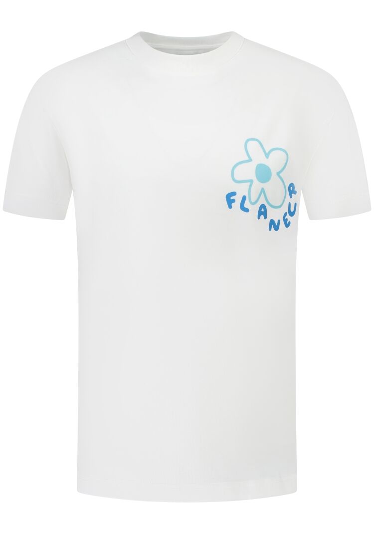 Flaneur F15183 BLOSSOM T-SHIRT WHITE