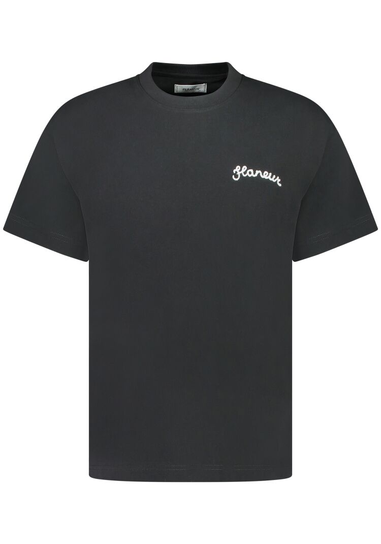 Flaneur FNOS910 SIGNATURE T-SHIRT BLACK