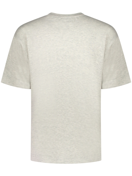 Flaneur FNOS917 SIGNATURE T-SHIRT HEATHER COOL GREY