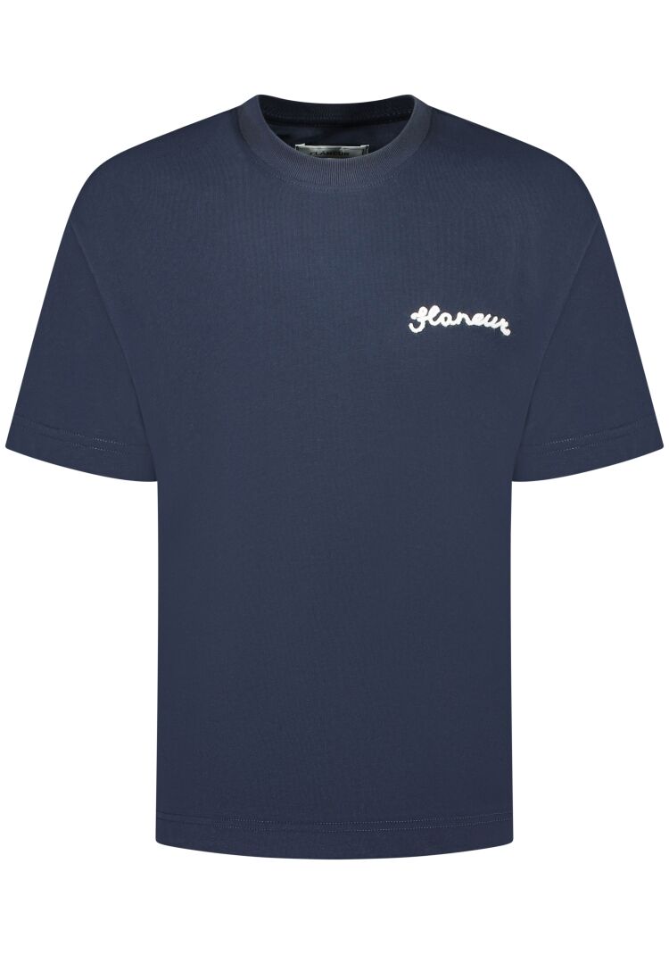 Flaneur FNOS926 SIGNATURE T-SHIRT NAVY