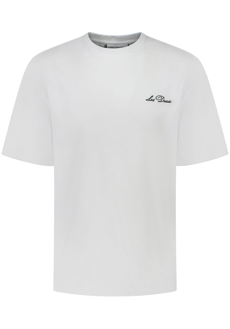 Les Deux LDM101222 CREW T-SHIRT 201100 WHITE/BLACK