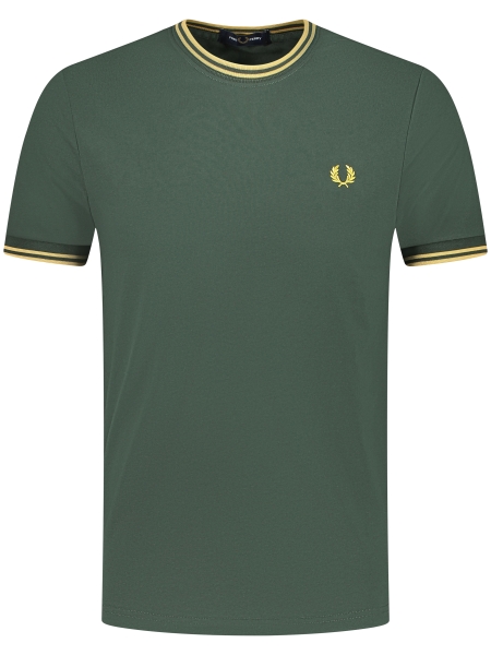 Fred Perry M1588 TWIN TIPPED Y22 CRT GRN/HNYCMB