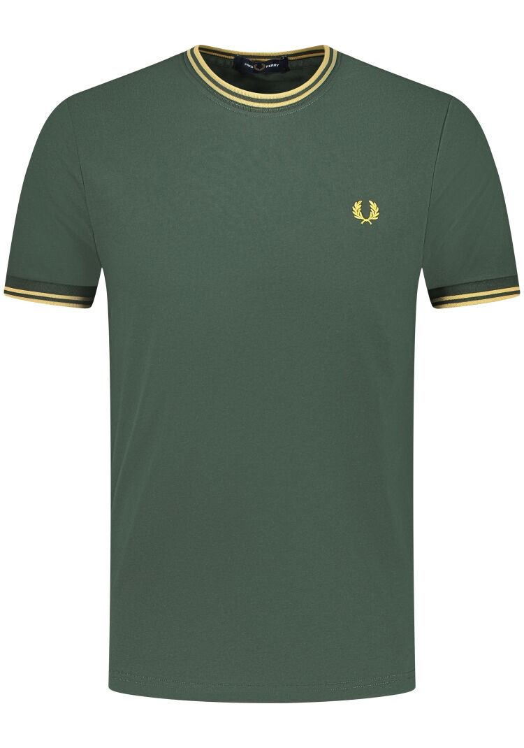 Fred Perry M1588 TWIN TIPPED Y22 CRT GRN/HNYCMB