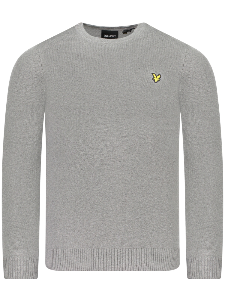 Lyle and Scott KN400VC ST T28 MID GREY MARL