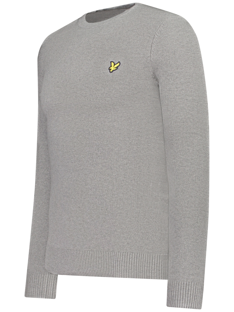 Lyle and Scott KN400VC ST T28 MID GREY MARL