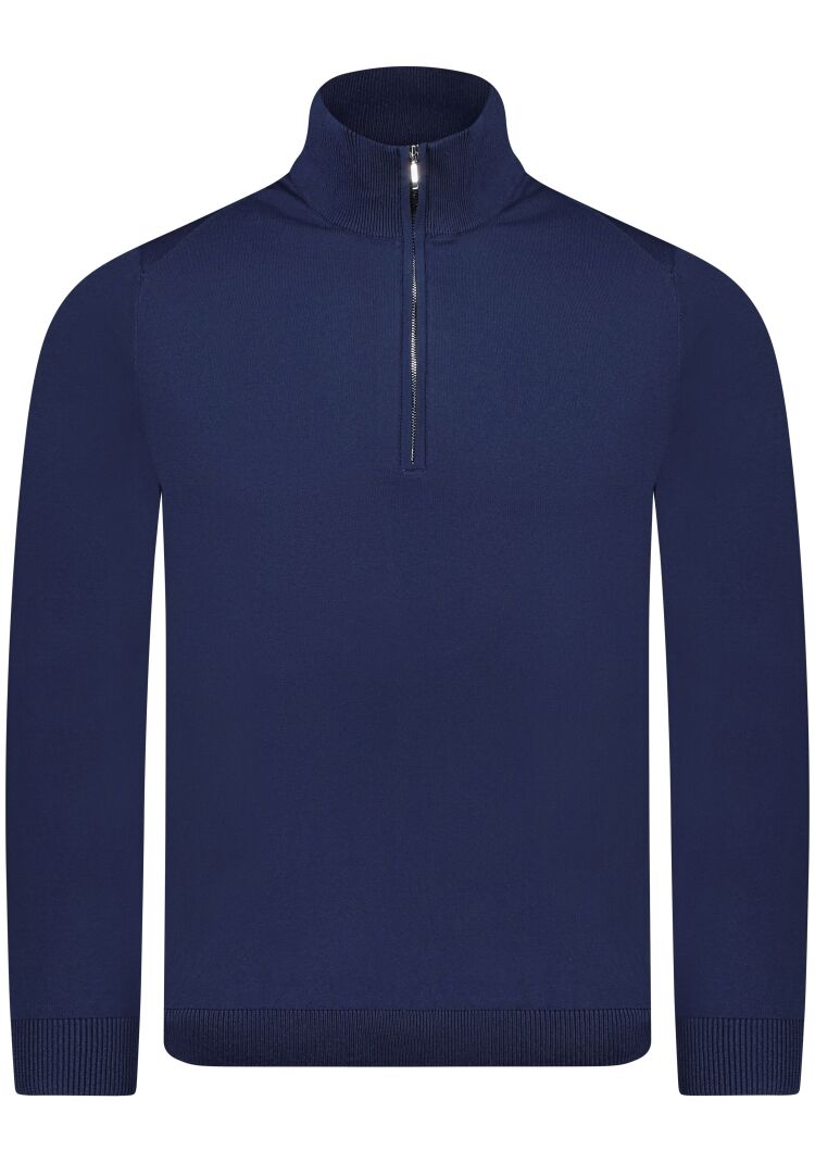 Valentoni TRIVERO COL ZIP V51 NAVY