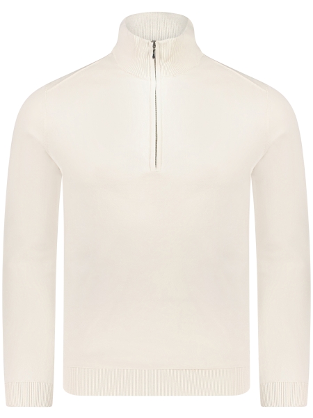 Valentoni TRIVERO COL ZIP V63 OFF WHITE