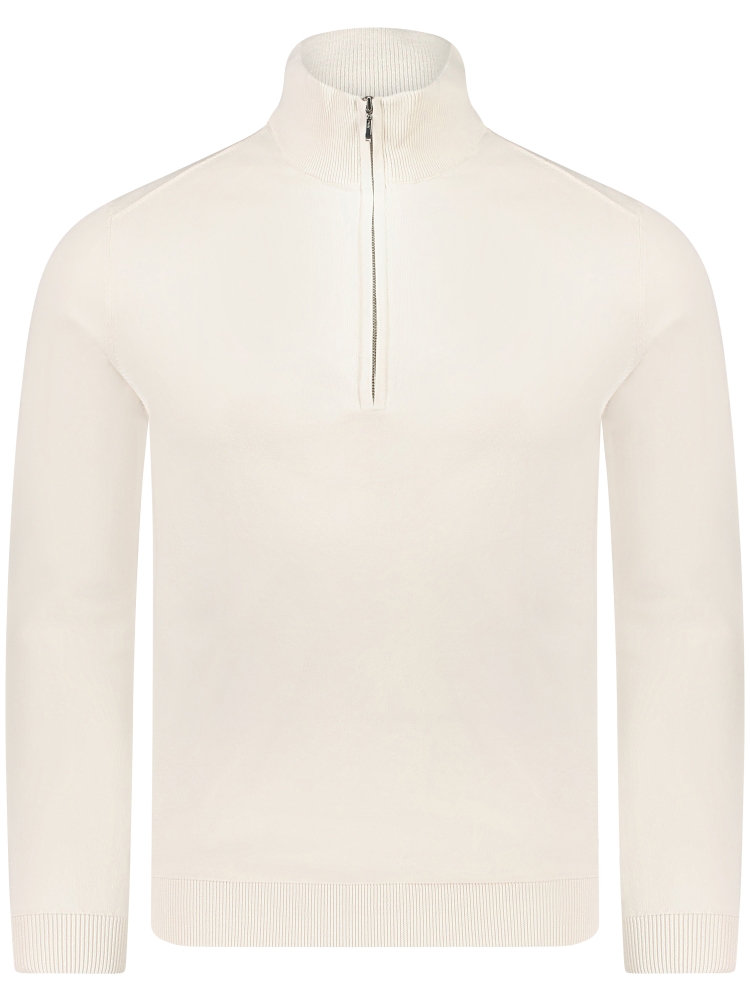 Valentoni TRIVERO COL ZIP V63 OFF WHITE