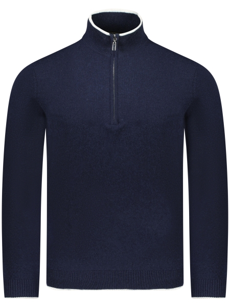 Valentoni TOM HALF ZIP OFFICER NAVY/PRISTINE