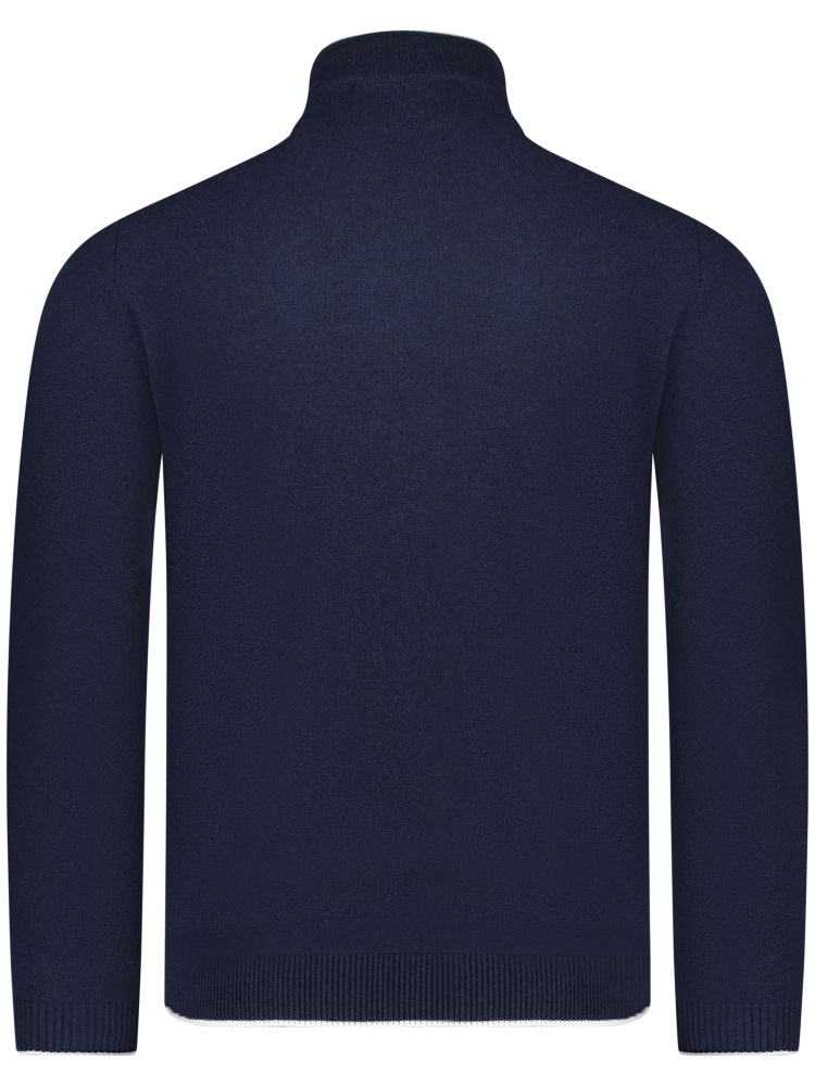 Valentoni TOM HALF ZIP OFFICER NAVY/PRISTINE