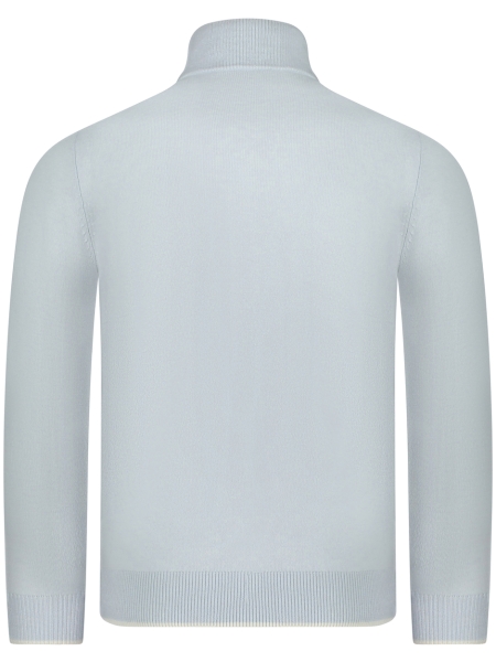 Valentoni TOM HALF ZIP ICE BLUE/CREAM