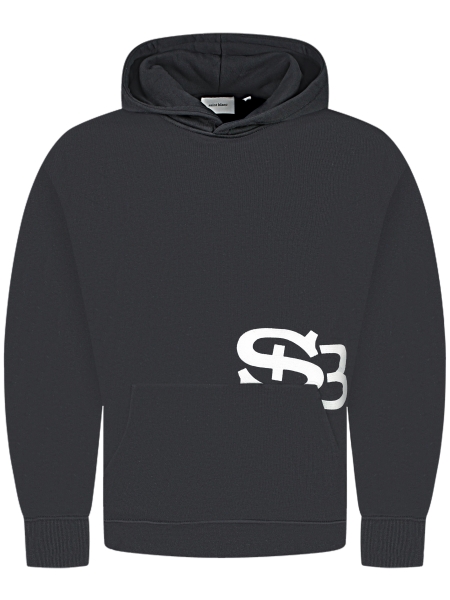 Saint Blanc INTERLOCK HOODIE JET BLACK