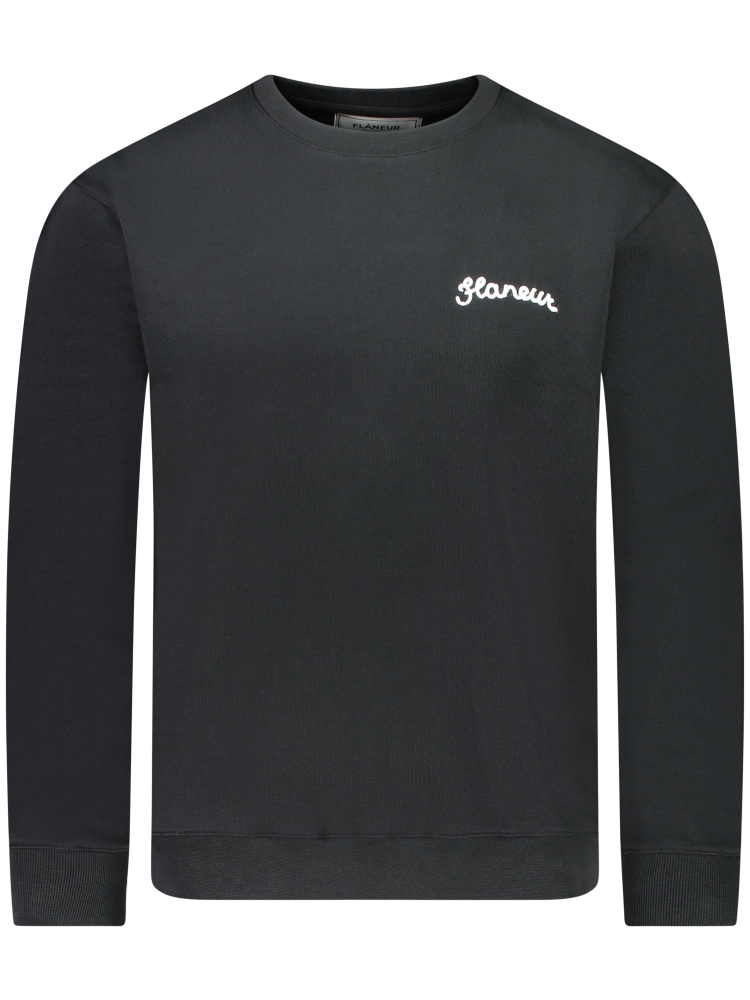 Flaneur FNOS908 SIGNATURE SWEATER BLACK