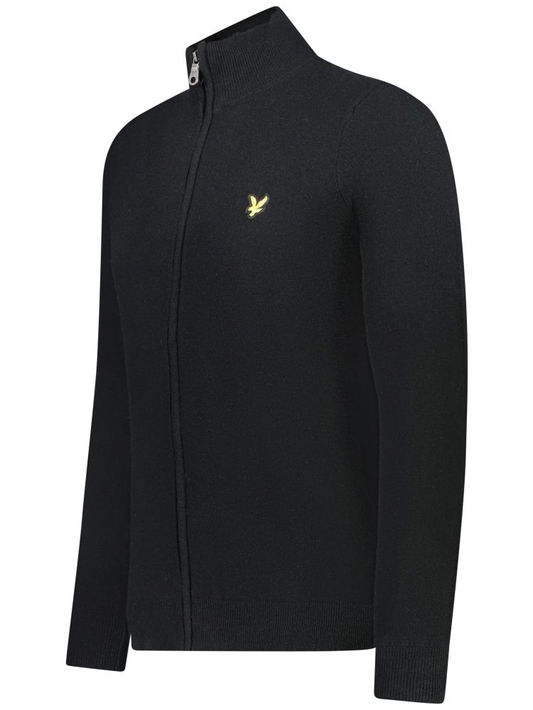 Lyle and Scott KN2102V W155 JET BLACK MARL