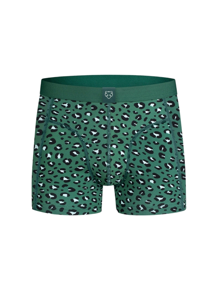 A-dam BOXER-BRIEF GREEN ANIMAL